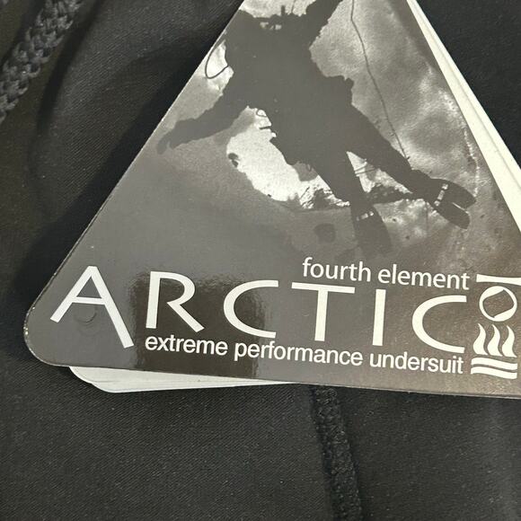 fourth element NWT arctic women's undersuit thermal black leggings US 8-10 short - Picture 7 of 12